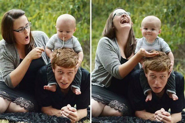 Chùm ảnh: Chụp ảnh bé yêu giữa mong đợi và thực tế khác nhau một trời một vực khiến bố mẹ cười lăn-3