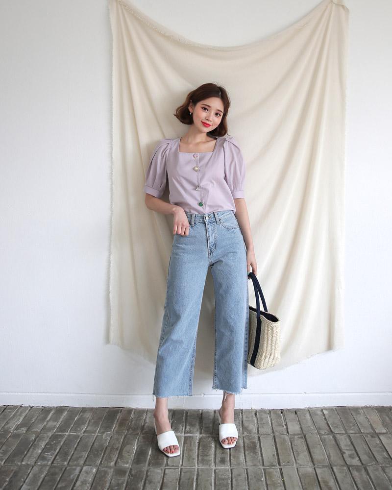 Bạn đã có áo sơ mi cổ vuông hot nhất hè như Hà Hồ chưa?-3