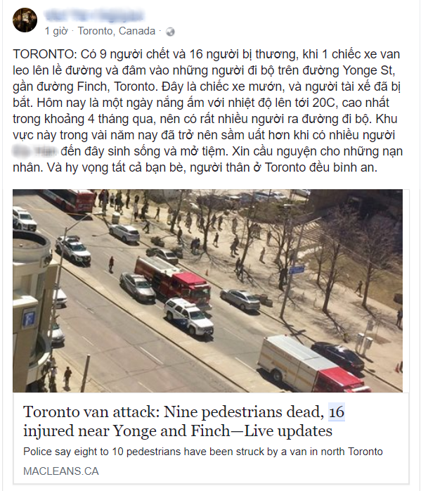 Du học sinh Việt tại Canada hoang mang sau vụ xe điên đâm chết 10 người đi bộ-7