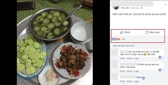 Khoe mâm cơm ngày nghỉ lễ vỏn vẹn 27 nghìn, người khen biết liệu cơm gắp mắm, kẻ chê hà tiện hết phần thiên hạ-1