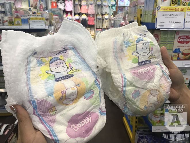 Cận cảnh bỉm Booby giả giống y như thật, bán lãi gấp 4 lần-12