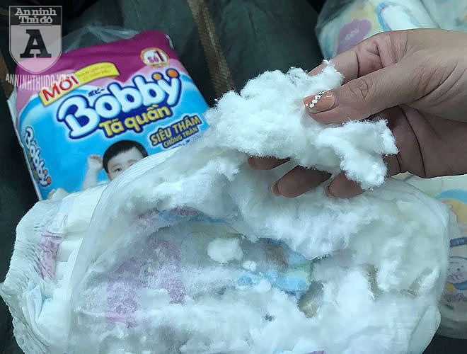 Cận cảnh bỉm Booby giả giống y như thật, bán lãi gấp 4 lần-2