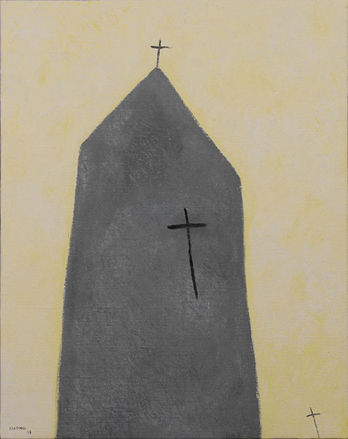 ‘Bóng và hình’- tranh tối giản hoàn toàn mới của Lê Thiết Cương-3