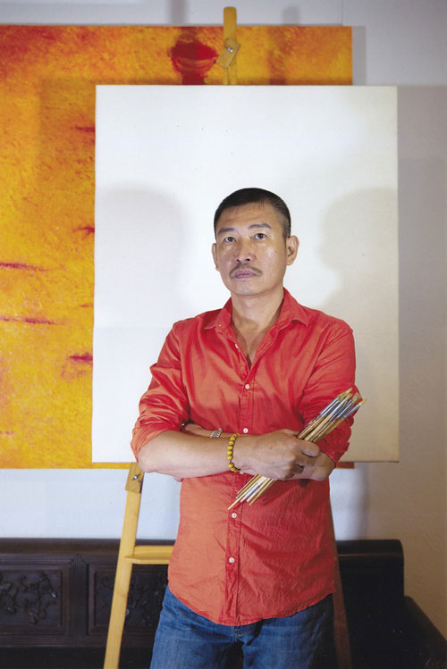 ‘Bóng và hình’- tranh tối giản hoàn toàn mới của Lê Thiết Cương-4