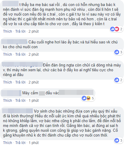 Dân tình bất mãn tột độ với anh chồng đánh vợ, giành quyền nuôi con không được còn chê vợ xấu sau 2 lần sinh nở-2