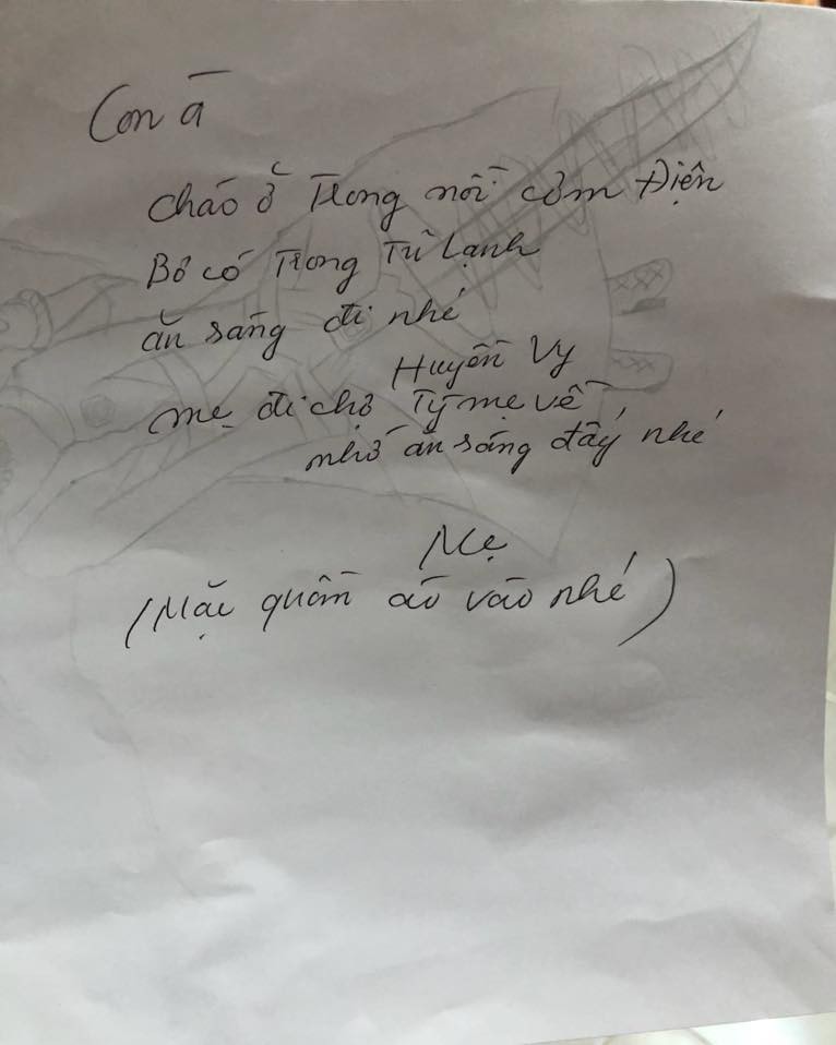 Điện thoại có xịn xò bao nhiêu chăng nữa thì bố mẹ vẫn cứ thích viết giấy dặn dò con cái thế này đây!-6