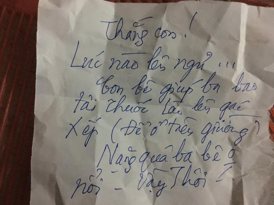 Điện thoại có xịn xò bao nhiêu chăng nữa thì bố mẹ vẫn cứ thích viết giấy dặn dò con cái thế này đây!-1