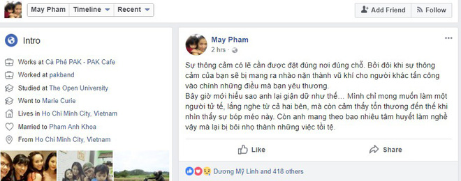 Tăng Thanh Hà công khai ủng hộ vợ chồng Phạm Anh Khoa giữa tâm bão scandal-2