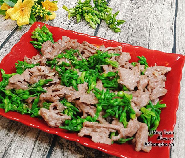 Chả lá lốt, hoa thiên lý xào hấp dẫn cho cơm chiều-4