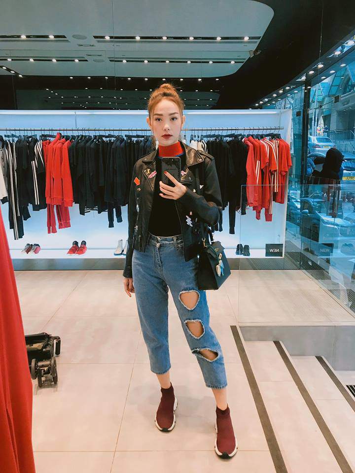 Sau nghi vấn cằm lệch, Minh Hằng xinh đẹp xách túi nửa tỷ đồng đi muôn nơi!-5