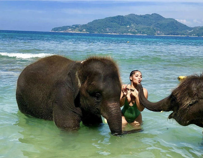 Bạn gái Usain Bolt tuyệt đẹp: Diện đồ thiên thần lả lơi đốt mắt-2