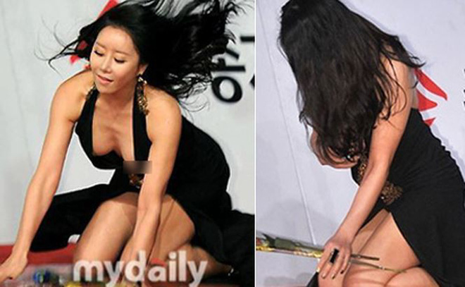 Chắc mẩm váy dài cả mét sẽ quét sạch thảm đỏ, nào ngờ các sao nữ này tự đẩy mình vào cảnh ê chề-6