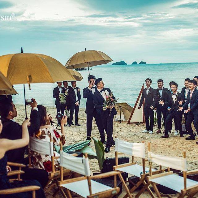 Cặp trai đẹp tung ảnh đám cưới thần sầu hơn cả phim khiến dân mạng lịm tim-4