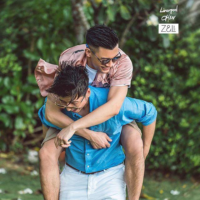 Cặp trai đẹp tung ảnh đám cưới thần sầu hơn cả phim khiến dân mạng lịm tim-6