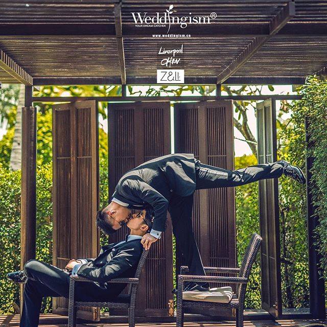 Cặp trai đẹp tung ảnh đám cưới thần sầu hơn cả phim khiến dân mạng lịm tim-8