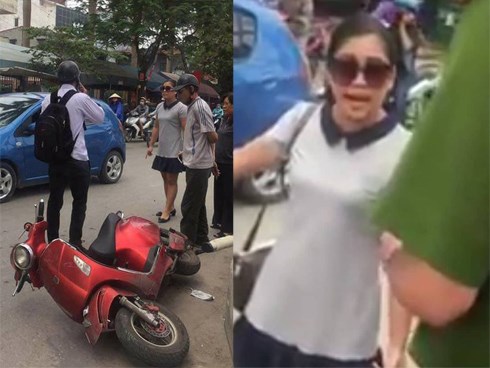 Sốc: Nữ tài xế tuyên bố 'mạng người không quan trọng' rồi hung hăng bỏ đi