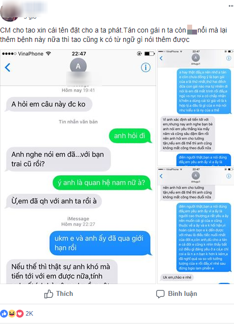 Chàng trai khiến MXH dậy sóng với câu hỏi: Em đã quá giới hạn với anh ta rồi à?-2