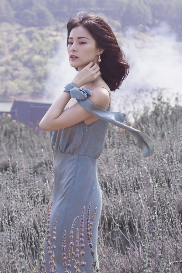 Hạ Vi đẹp sương khói trong mùa hoa oải hương-6