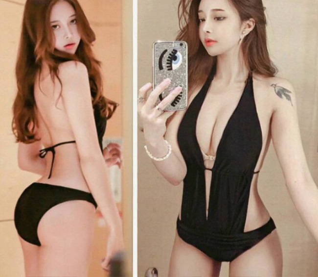 Chụp áo tắm, nội y qua gương, người đẹp châu Á gợi cảm gấp đôi-8