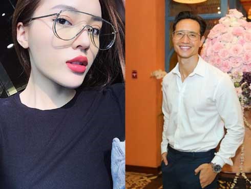 Nam tính ngời ngời, nhưng Kim Lý lại đụng hàng hết áo phông đến kính mắt với Kỳ Duyên