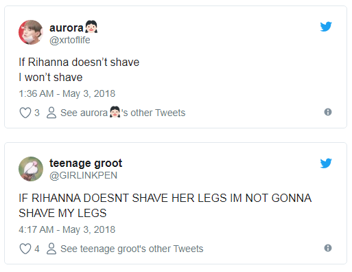 Nhiều cô nàng quyết không cạo lông chân nữa chỉ vì bức ảnh này của Rihanna-5