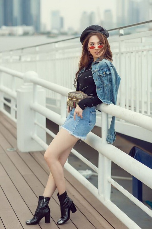 Ngọc Trinh sang chảnh chào hạ với loạt đồ hiệu mới-14