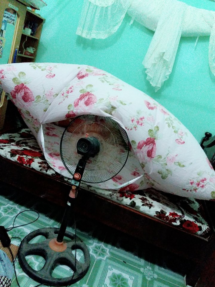 Những bí kíp chống nóng ngày hè của cư dân mạng: Hơi bất tiện nhưng mát là được-1