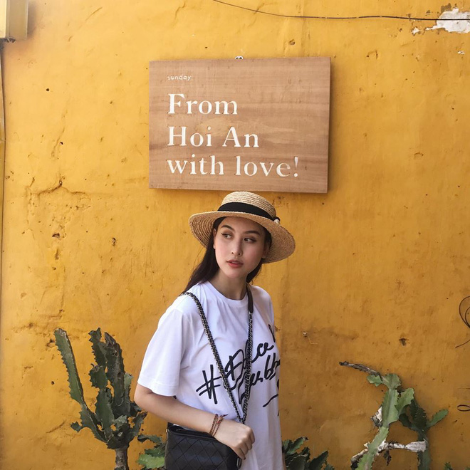 Học sao Việt cách chọn và kết hợp mũ cói sao cho thật duyên dáng khi diện cùng trang phục hè-5