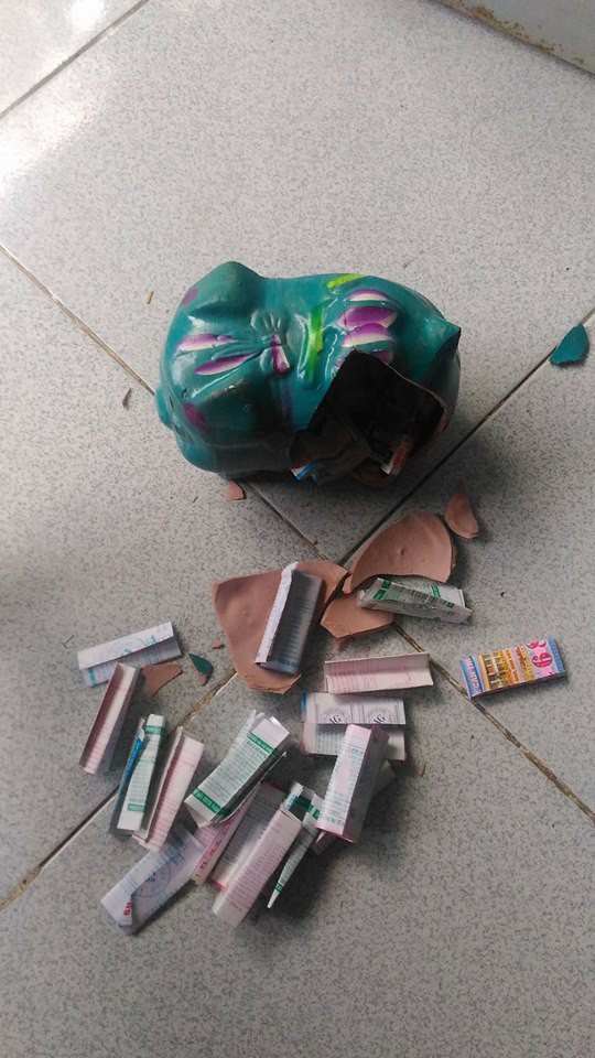 Ở ký túc xá nuôi lợn đất tiết kiệm, nam sinh viên nhận quả đắng ngày kiểm tra thành quả-1