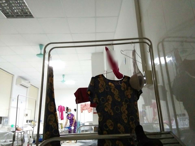 Bức xúc vì đầu giường bệnh viện mình nằm bị biến thành nơi phơi đồ lót, nhắc nhở thì bị mắng ngược-2