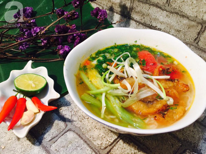 Bún cá dọc mùng chuẩn vị cho ngày hè nắng nóng-7