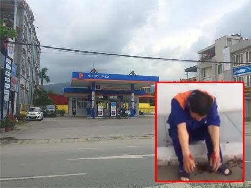 Lý do không ngờ nhân viên cây xăng bị đánh tóe máu mồm