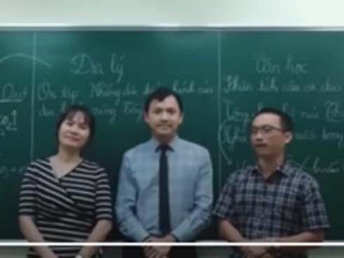 Clip tiết học “tích hợp” của 3 giáo viên Văn, Địa và Hóa khiến dân mạng phát sốt