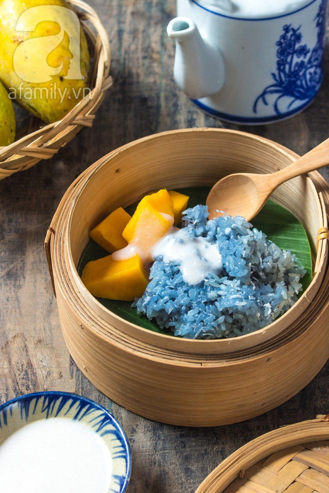Xôi xoài hoa đậu biếc ngon đẹp bất ngờ thấy là mê, ăn là ghiền-6