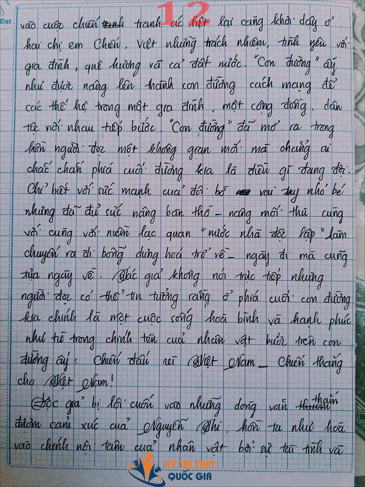 Bài văn 9,5 điểm về tình cảm gia đình khiến cô giáo phải thốt lên: Mọi ngôn từ đều trở nên bất lực!-12