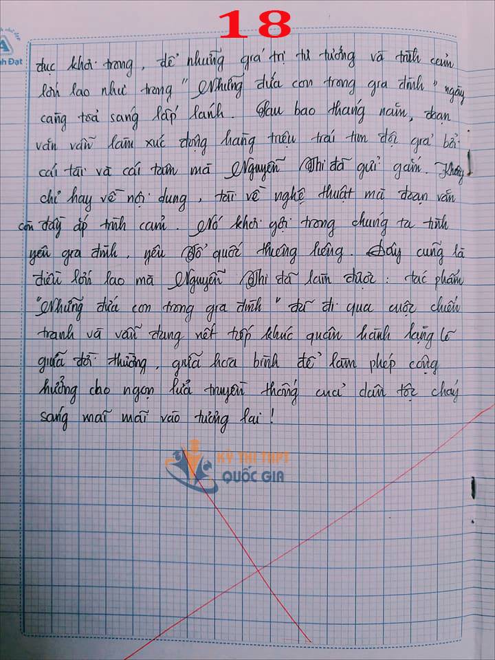 Bài văn 9,5 điểm về tình cảm gia đình khiến cô giáo phải thốt lên: Mọi ngôn từ đều trở nên bất lực!-18