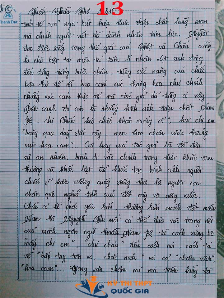 Bài văn 9,5 điểm về tình cảm gia đình khiến cô giáo phải thốt lên: Mọi ngôn từ đều trở nên bất lực!-13