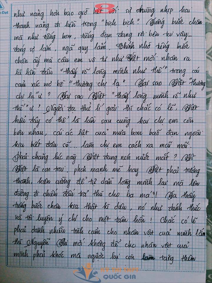 Bài văn 9,5 điểm về tình cảm gia đình khiến cô giáo phải thốt lên: Mọi ngôn từ đều trở nên bất lực!-8