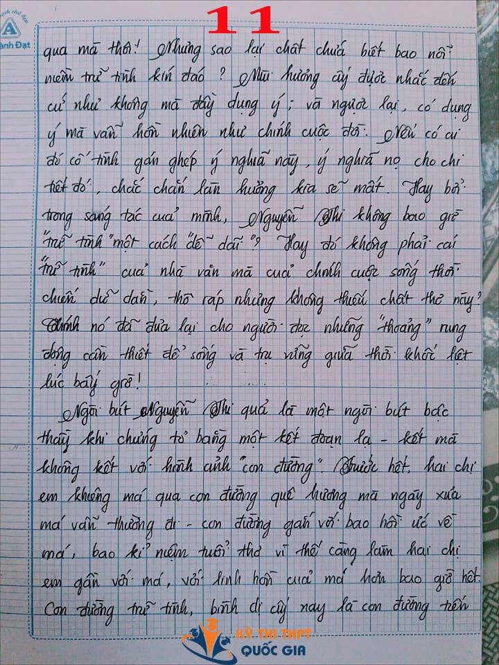 Bài văn 9,5 điểm về tình cảm gia đình khiến cô giáo phải thốt lên: Mọi ngôn từ đều trở nên bất lực!-11