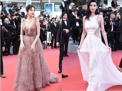 Thảm đỏ Cannes ngày 6: Cổ Lực Na Trát xuyên thấu toàn thân cũng chẳng bằng mỹ nhân Thái nửa kín nửa hở