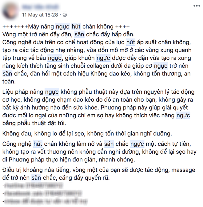 Thực hư phương pháp nâng ngực bằng máy hút, biến sân bay thành đồi núi đang được chị em chia sẻ rầm rộ-2