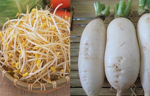 Bị nám da, cứ lấy nắm giá đỗ và củ cải làm thế này sau 2 tuần là sạch bách-2