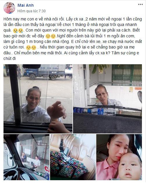 Nghẹn lòng câu chuyện của cô gái lấy chồng xa, bắt 6 chuyến xe mới về thăm được mẹ-1