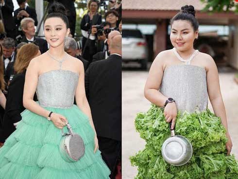 THÁN PHỤC bộ sưu tập váy áo đình đám cosplay từ đồ ăn của nàng béo Thái Lan