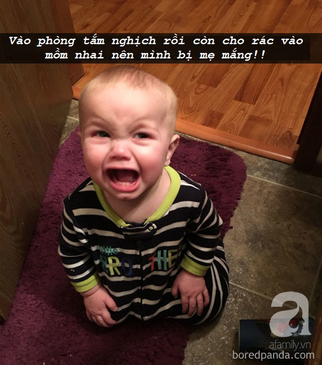 Những lí do trên trời” khiến các bé khóc lóc ăn vạ còn mẹ thì phải bó tay”-15