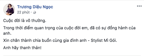 Đông Nhi, HHen Niê cùng loạt sao Việt sốc và bàng hoàng trước sự ra đi của stylist Mì Gói-5