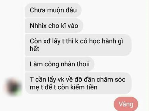 Cô gái chuẩn bị lấy chồng, muốn đi học tiếp thì anh người yêu tuyên bố: Tôi lấy vợ về để chăm sóc mẹ tôi!