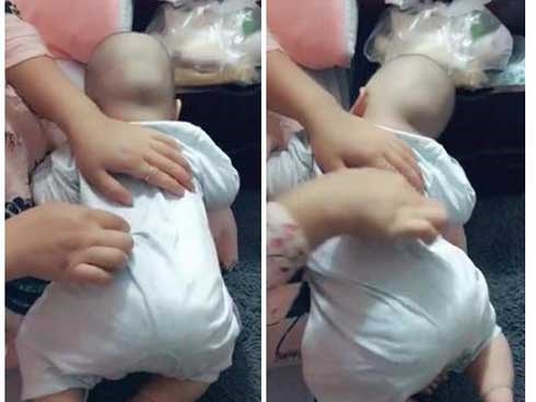 Bé sơ sinh gây sốt với 