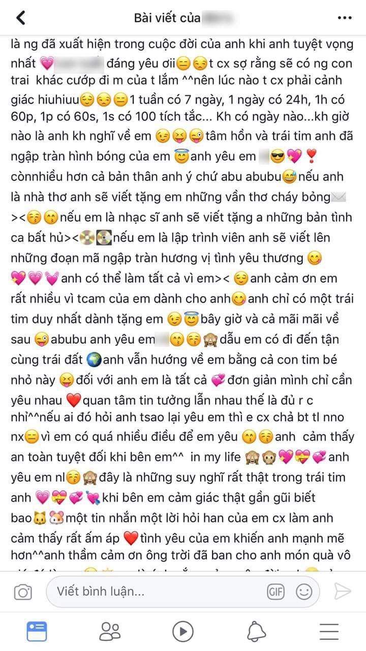 Chàng trai viết tâm thư dài dằng dặc gửi bạn gái nhân kỷ niệm... 4 ngày yêu nhau-2