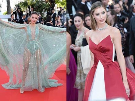 Thảm đỏ Cannes ngày bế mạc: Người nỗ lực diện váy áo xuyên thấu khoe thân, kẻ bị lộ nội y kém duyên